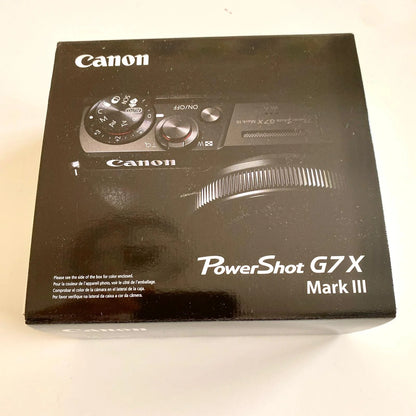 Canon Powershot G7 X Mark III Digital Camera - New - Black