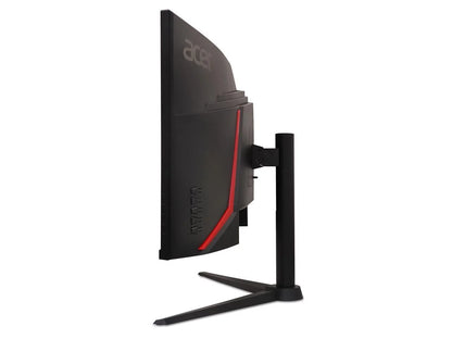 Nitro XZ342CU V3Bmiiphx 34" 1500R 21:9 Curved QHD (3440 X 1440) AMD Freesync Premium Gaming Monitor, 180Hz Refresh Rate, 1Ms VRB, VESA Displayhdr 400, VESA Mounting Compliant (1 X Display Ports &