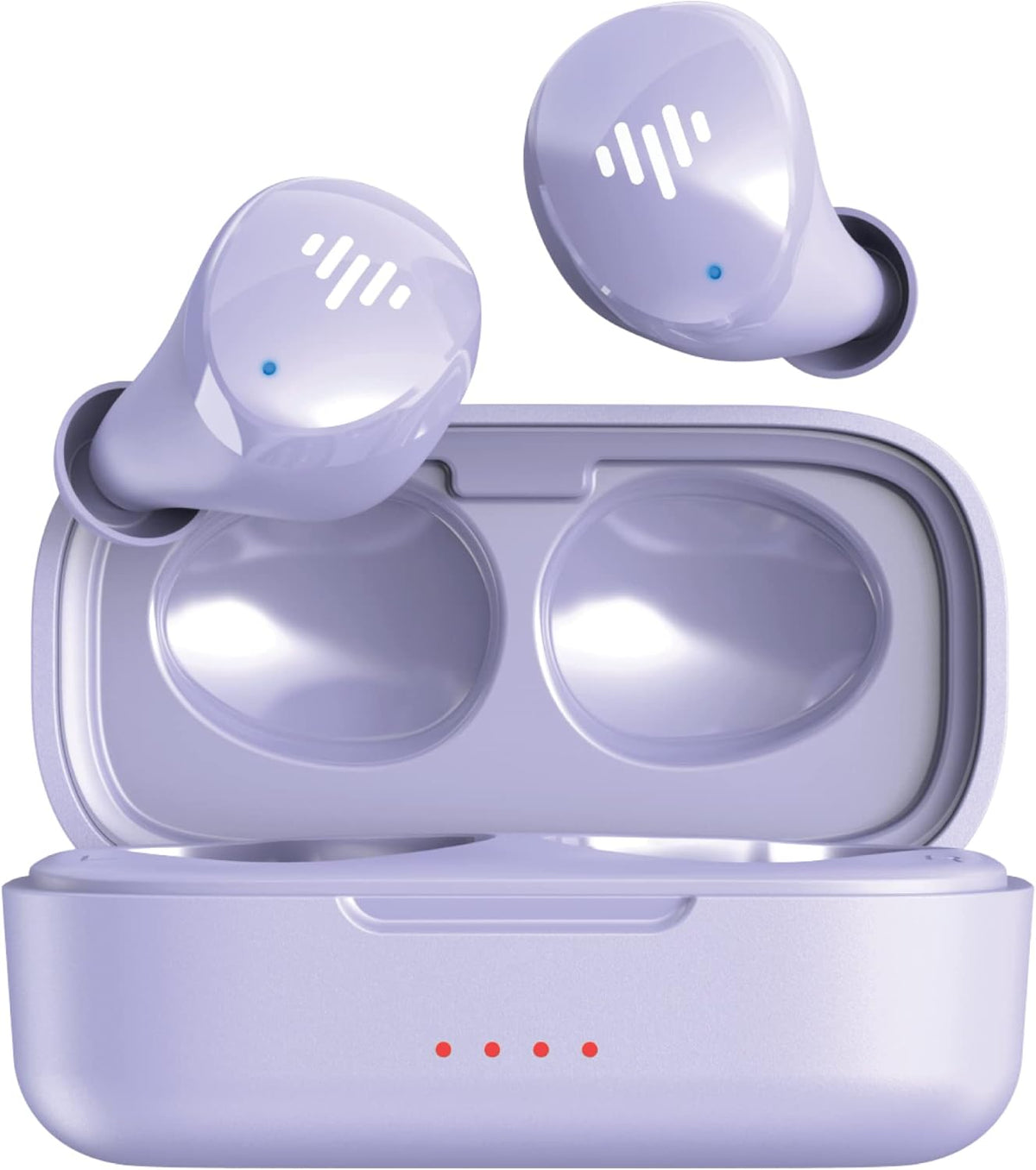 Mybuds Wireless Earbuds, Bluetooth 5.3, Built-In Microphone, 20 Hour Playtime, IPX6 Waterproof Protection, Compatible with Apple & Android, Includes Charging Case & 4 Ear Tips, TB100 Purple