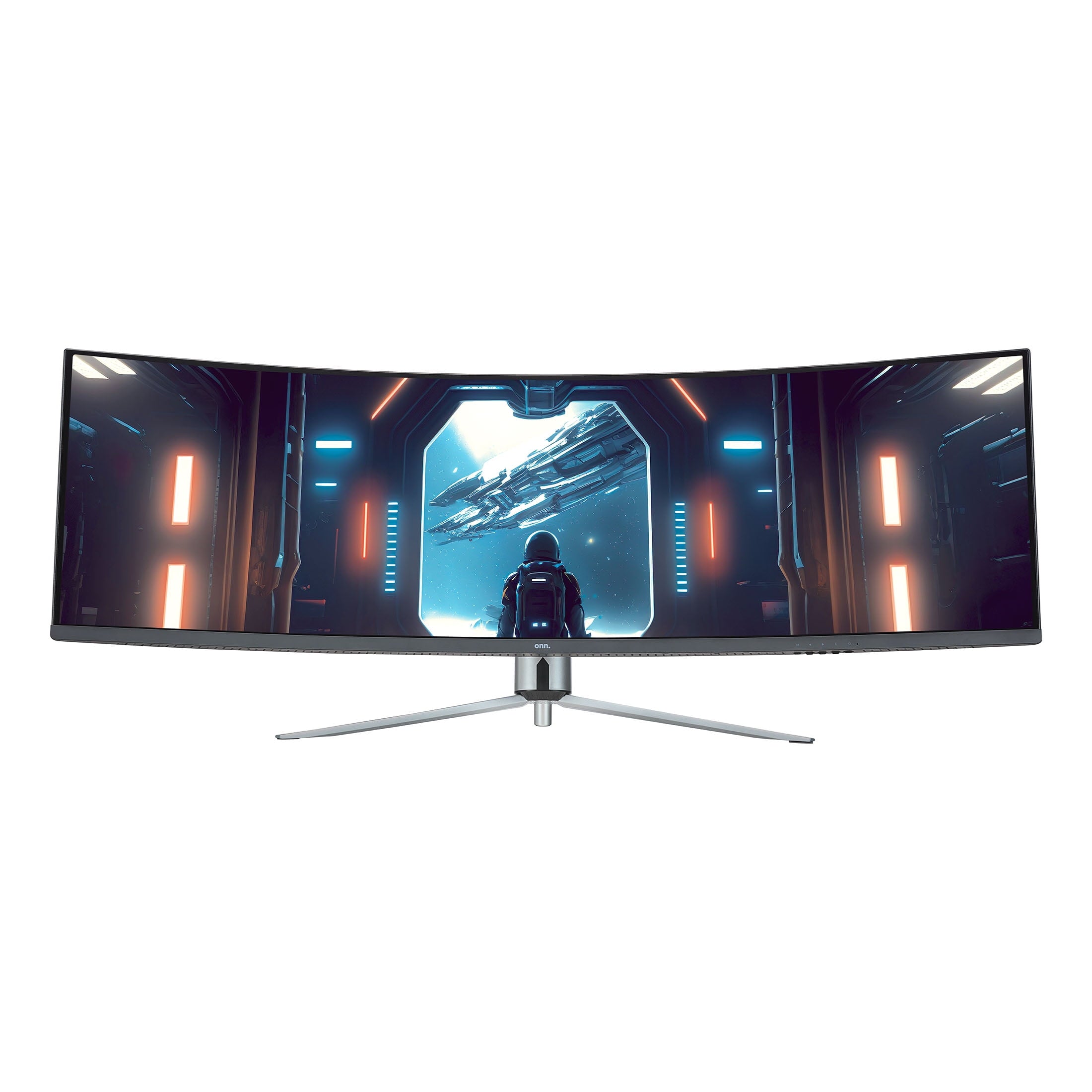 49" Curved Dual FHD (3840 X 1080) Black 144Hz 1Ms Gaming Monitor W/6Ft Displayport/Hdmi Cables New